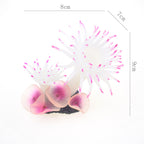 Aquarium Fish Tank Silicone Coral Anemone Plant