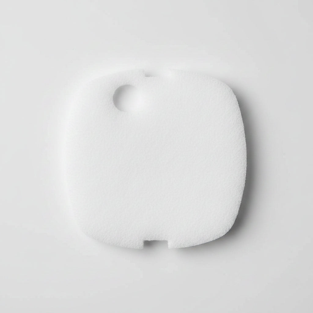 White square filter with rounded corners on a white background