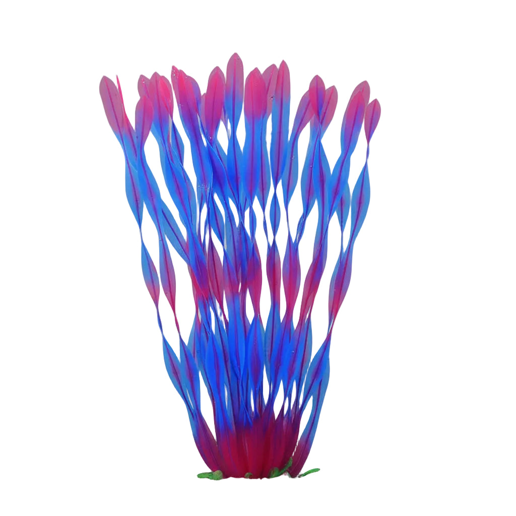 Decorative artificial coral with a measurement indicator on a black background