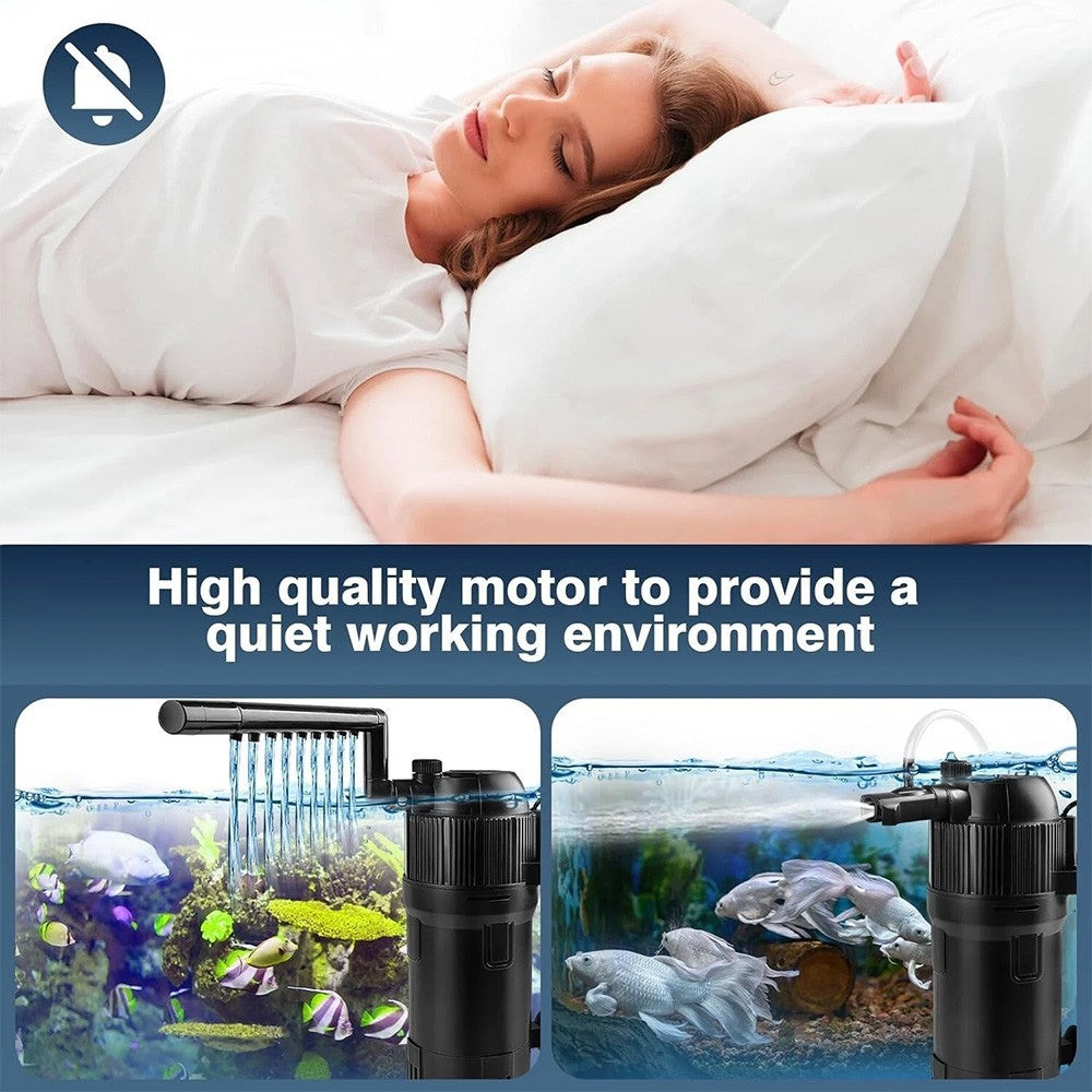 400L H Aquarium Fish Tank Internal Filter Submersible Filter All Pond Solutions