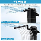 400L H Aquarium Fish Tank Internal Filter Submersible Filter All Pond Solutions